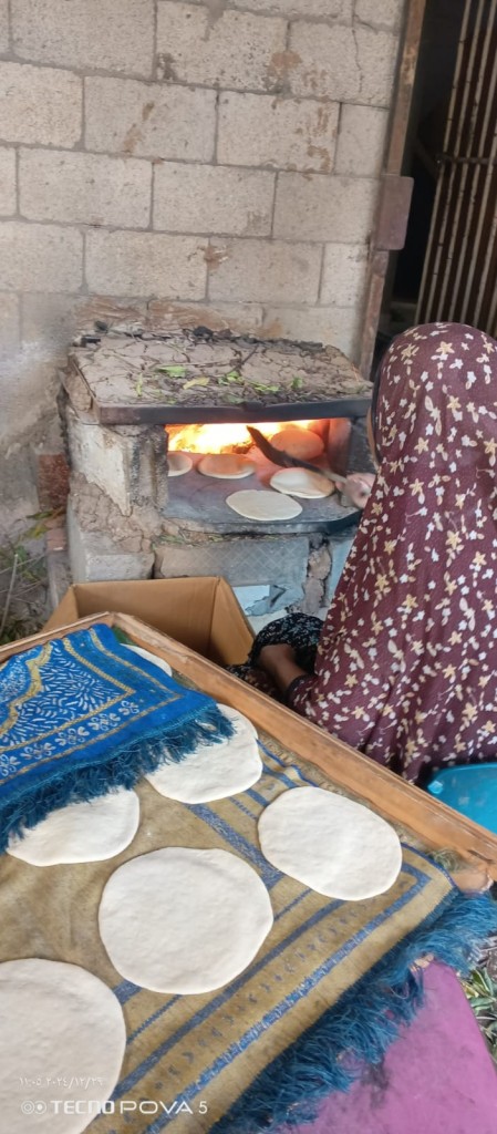 Distribuzione pane a Zawaydeh, Deir al-Balah, 29/12/24