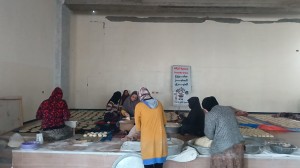 Distribuzione acqua e pane a Nuseirat, 24/2/25