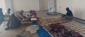 Distribuzione acqua potabile e pane a Deir al-Balah, 27/2/25