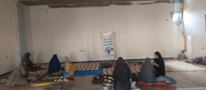 Distribuzione acqua e pane a Nuseirat, 22/4/25