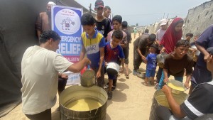 Pasti caldi a Mawasi Khan Younes, 30/6/25