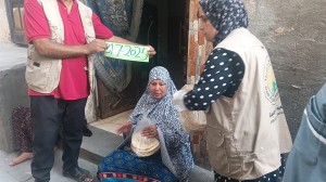 Distribuzione pane e acqua a Nuseirat, 31/7/25